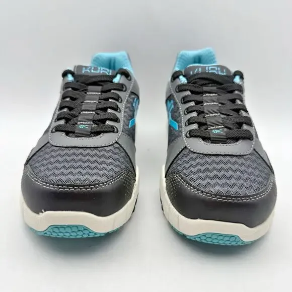 Kuru Womens Quantum Walking Sneakers US 5.5 WIDE White Blue Athletic NIB - Picture 6 of 12